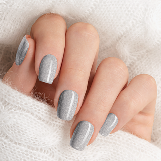 Sparkle Silver Dip Powder- D34