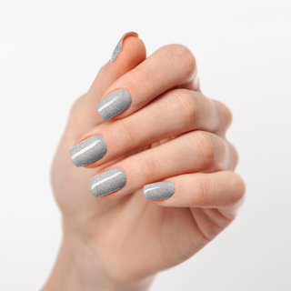 Sparkle Silver Dip Powder- D34
