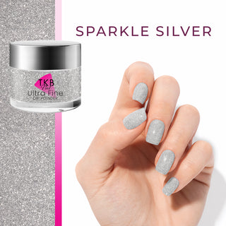 Sparkle Silver Dip Powder- D34
